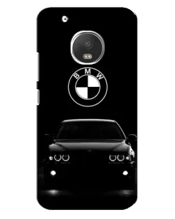 Чехол для Motorola MOTO G5 с картинкой «BMW — взгляд из темноты»