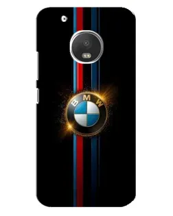 Чехол для Motorola MOTO G5 с картинкой «BMW M-Power неон»