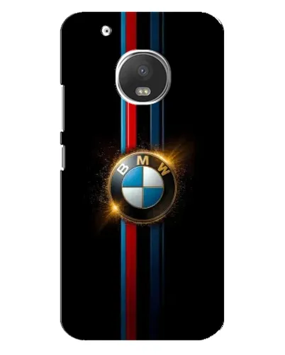Чехол для Motorola MOTO G5 с картинкой «BMW M-Power неон»