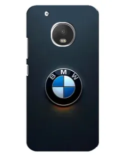 Чехол для Motorola MOTO G5 с картинкой «Логотип BMW — минимализм»