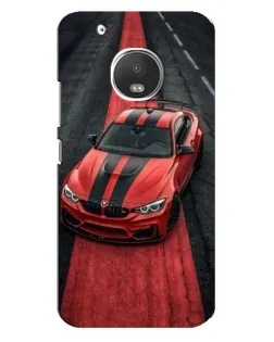 Чехол для Motorola MOTO G5 с картинкой «BMW на красной дорожке»