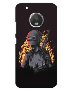 Чехол для Motorola MOTO G5 с картинкой «PUBG — огненный силуэт» Чехол для Motorola MOTO G5 с картинкой «PUBG — огненный силуэт»