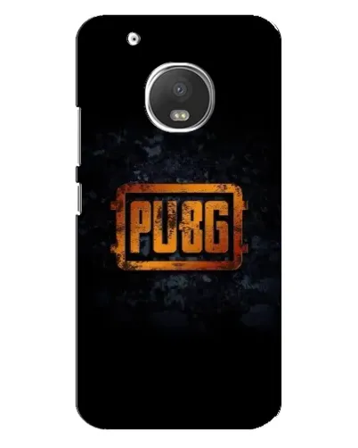 Чехол для Motorola MOTO G5 с картинкой «PUBG — золотой логотип»