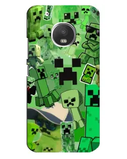 Чехол для Motorola MOTO G5 с картинкой «Криперы Minecraft» Чехол для Motorola MOTO G5 с картинкой «Криперы Minecraft»