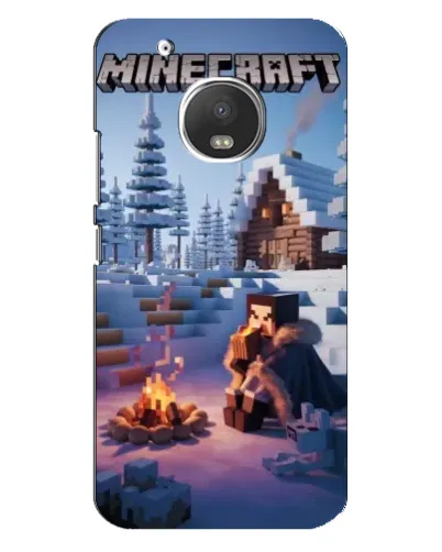 Чехол для Motorola MOTO G5 с картинкой «Зимний Minecraft» Чехол для Motorola MOTO G5 с картинкой «Зимний Minecraft»