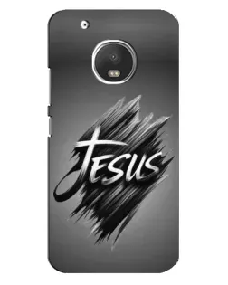 Чехол для Motorola MOTO G5 с картинкой «Надпись Jesus Graffiti»