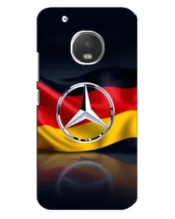 Чехол для Motorola MOTO G5 с картинкой «Mercedes — флаг Германии»