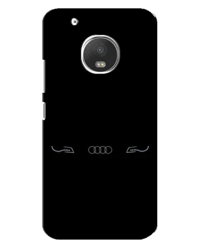 Чехол для Motorola MOTO G5 с картинкой «Audi — световой подпись»