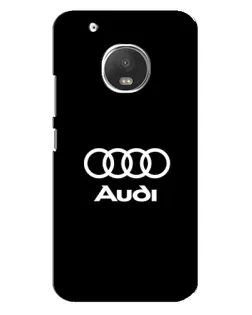 Чехол для Motorola MOTO G5 с картинкой «Классическое лого Audi»