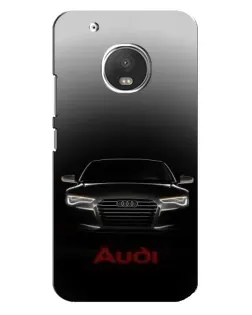 Чехол для Motorola MOTO G5 с картинкой «Audi — градиентный контур» Чехол для Motorola MOTO G5 с картинкой «Audi — градиентный контур»