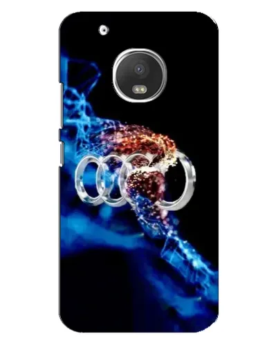 Чехол для Motorola MOTO G5 с картинкой «Энергия лого Audi»