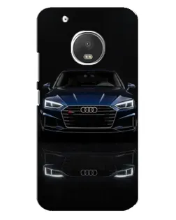 Чехол для Motorola MOTO G5 с картинкой «Audi — ночное отражение» Чехол для Motorola MOTO G5 с картинкой «Audi — ночное отражение»