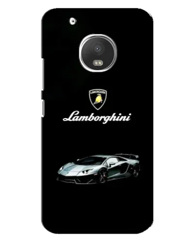 Чехол для Motorola MOTO G5 с картинкой «Логотип Lamborghini классика»