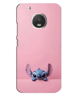 Чехол для Motorola MOTO G5 с картинкой «Stitch выглядывает»