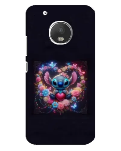 Чехол для Motorola MOTO G5 с картинкой «Stitch в цветах» Чехол для Motorola MOTO G5 с картинкой «Stitch в цветах»