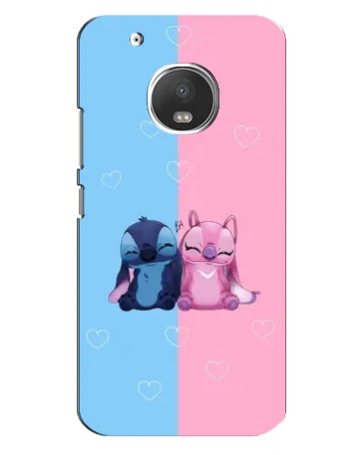 Чехол для Motorola MOTO G5 с картинкой «Stitch и Angel Love» Чехол для Motorola MOTO G5 с картинкой «Stitch и Angel Love»
