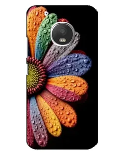 Чехол для Motorola MOTO G5 с картинкой «Радужный цветок»