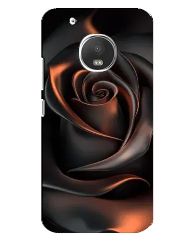 Чехол для Motorola MOTO G5 с картинкой «Шелковая черная роза» Чехол для Motorola MOTO G5 с картинкой «Шелковая черная роза»
