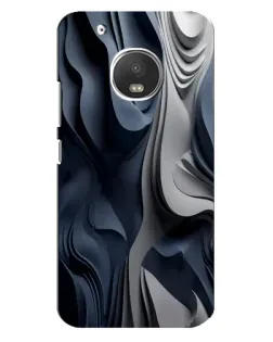 Чехол для Motorola MOTO G5 с картинкой «Объемные синие складки» Чехол для Motorola MOTO G5 с картинкой «Объемные синие складки»