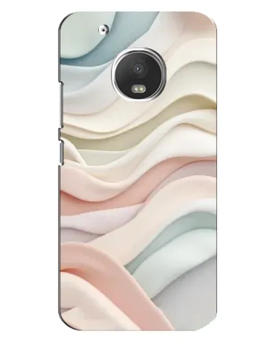 Чехол для Motorola MOTO G5 с картинкой «Пастельные нежные волны»