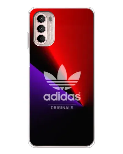 Чехол для Motorola MOTO G52 с картинкой «Adidas Red Neon»