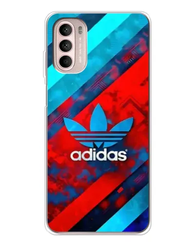 Чехол для Motorola MOTO G52 с картинкой «Абстракция Adidas»
