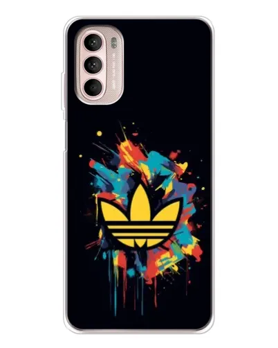 Чехол для Motorola MOTO G52 с картинкой «Adidas Splash»