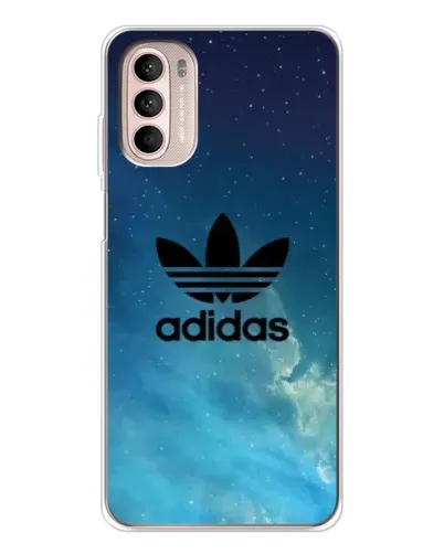 Чехол для Motorola MOTO G52 с картинкой «Adidas Stone Logo»
