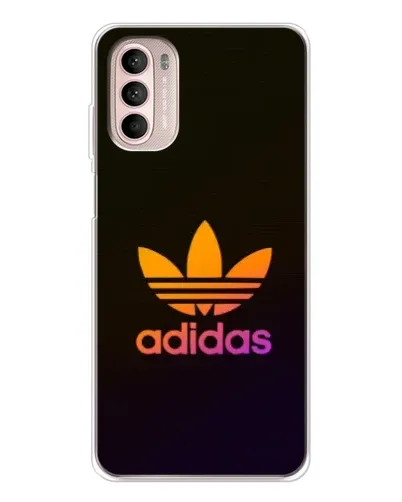 Чехол для Motorola MOTO G52 с картинкой «Градиент Adidas»