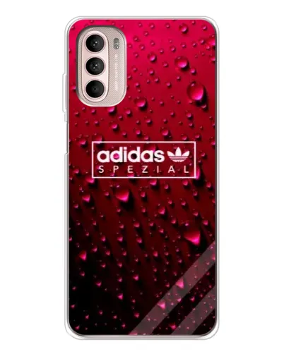 Чехол для Motorola MOTO G52 с картинкой «Adidas Gold Marble»