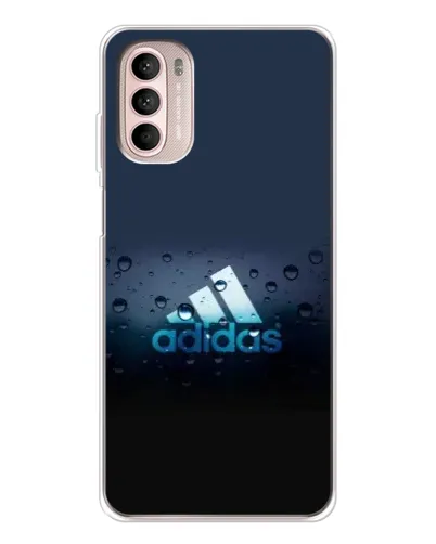 Чехол для Motorola MOTO G52 с картинкой «Adidas Water Drops»