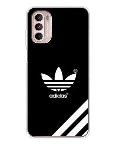 Чехол для Motorola MOTO G52 с картинкой «Adidas с диагональными полосами»