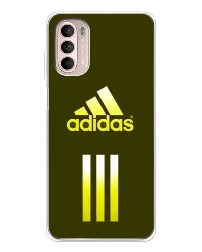 Чехол для Motorola MOTO G52 с картинкой «Оливковый градиент Adidas»
