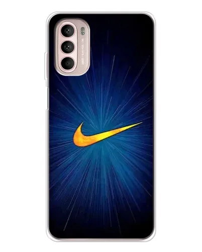 Чехол для Motorola MOTO G52 с картинкой «Синий пульс Nike» Чехол для Motorola MOTO G52 с картинкой «Синий пульс Nike»