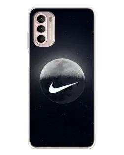 Чехол для Motorola MOTO G52 с картинкой «Nike в стиле граффити»