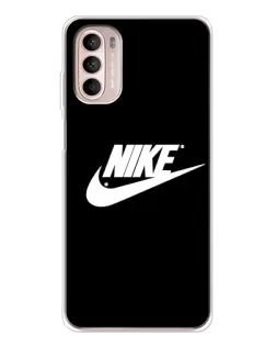 Чехол для Motorola MOTO G52 с картинкой «Мазки краски Nike»