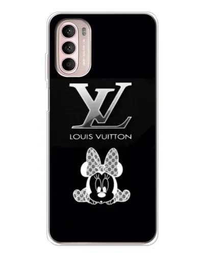 Чехол для Motorola MOTO G52 с картинкой «LV и Минни Маус»