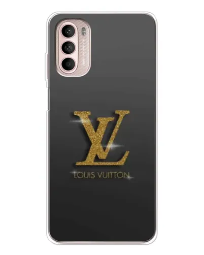 Чехол для Motorola MOTO G52 с картинкой «Градиент Louis Vuitton»