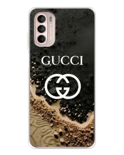 Чехол для Motorola MOTO G52 с картинкой «Gucci — песчаные дюны»