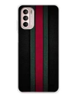 Чехол для Motorola MOTO G52 с картинкой «Gucci — неоновая линия»