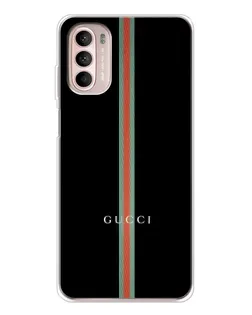 Чехол для Motorola MOTO G52 с картинкой «Gucci — строгая линия»