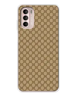 Чехол для Motorola MOTO G52 с картинкой «Gucci — классический беж»