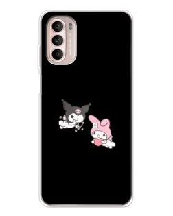 Чехол для Motorola MOTO G52 с картинкой «My Melody и Kuromi» Чехол для Motorola MOTO G52 с картинкой «My Melody и Kuromi»