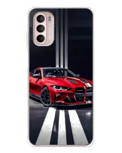 Чехол для Motorola MOTO G52 с картинкой «Красная BMW на дороге» Чехол для Motorola MOTO G52 с картинкой «Красная BMW на дороге»