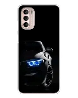 Чехол для Motorola MOTO G52 с картинкой «BMW — ночной взгляд» Чехол для Motorola MOTO G52 с картинкой «BMW — ночной взгляд»
