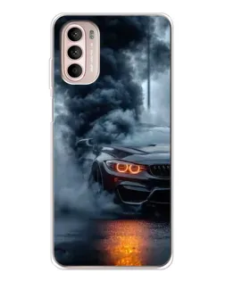 Чехол для Motorola MOTO G52 с картинкой «BMW M-Power — абстракция» Чехол для Motorola MOTO G52 с картинкой «BMW M-Power — абстракция»