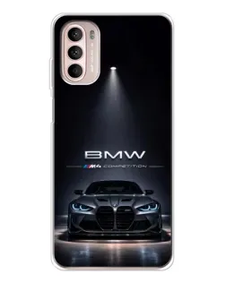 Чехол для Motorola MOTO G52 с картинкой «BMW сквозь ночной город» Чехол для Motorola MOTO G52 с картинкой «BMW сквозь ночной город»