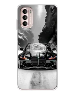 Чехол для Motorola MOTO G52 с картинкой «BMW — акварельный дрифт» Чехол для Motorola MOTO G52 с картинкой «BMW — акварельный дрифт»