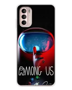 Чехол для Motorola MOTO G52 с картинкой «Красный импостер — макро» Чехол для Motorola MOTO G52 с картинкой «Красный импостер — макро»