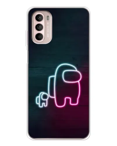 Чехол для Motorola MOTO G52 с картинкой «Among Us неон-арт» Чехол для Motorola MOTO G52 с картинкой «Among Us неон-арт»